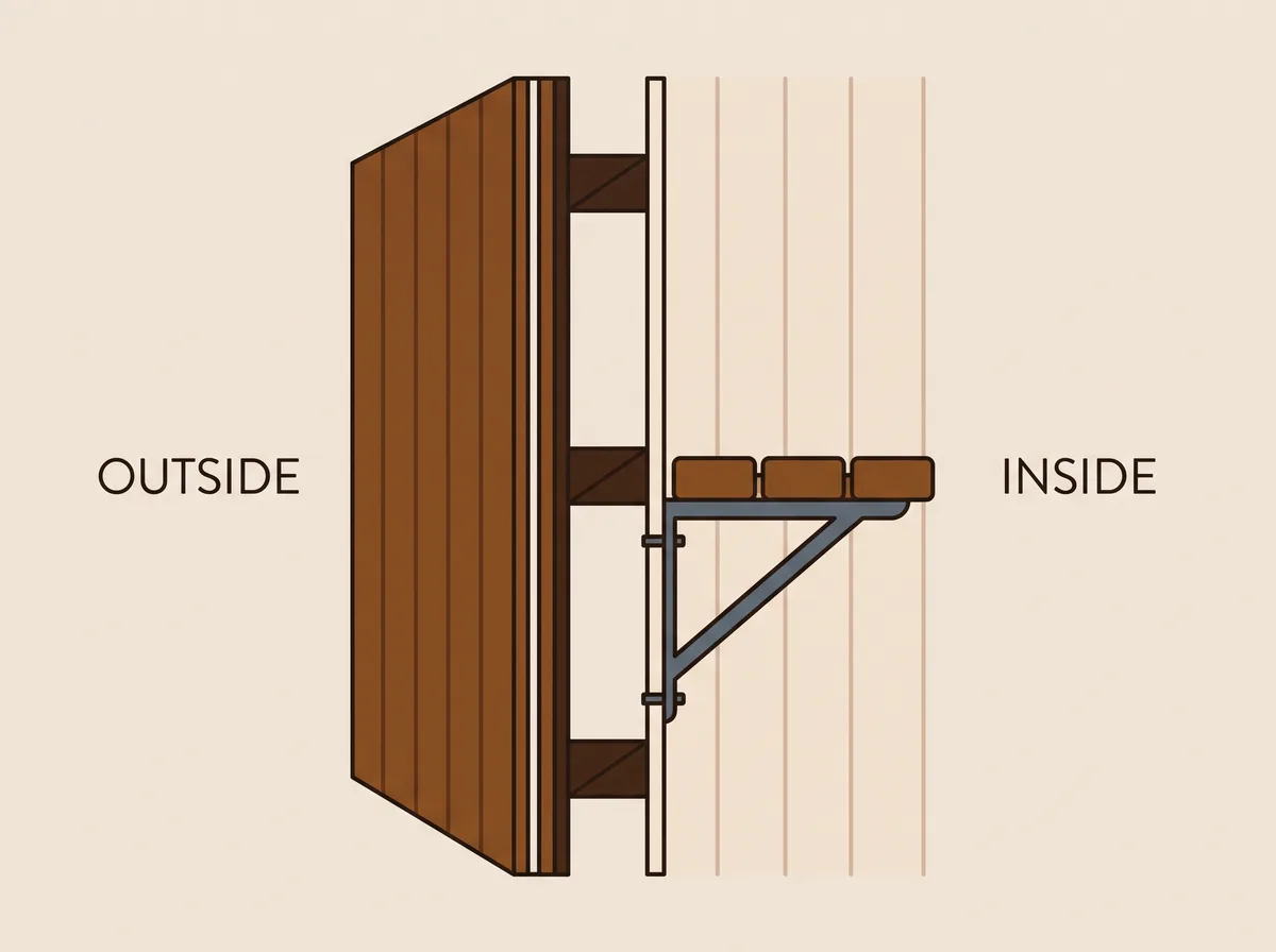 Breathable treatment applied to exterior cladding