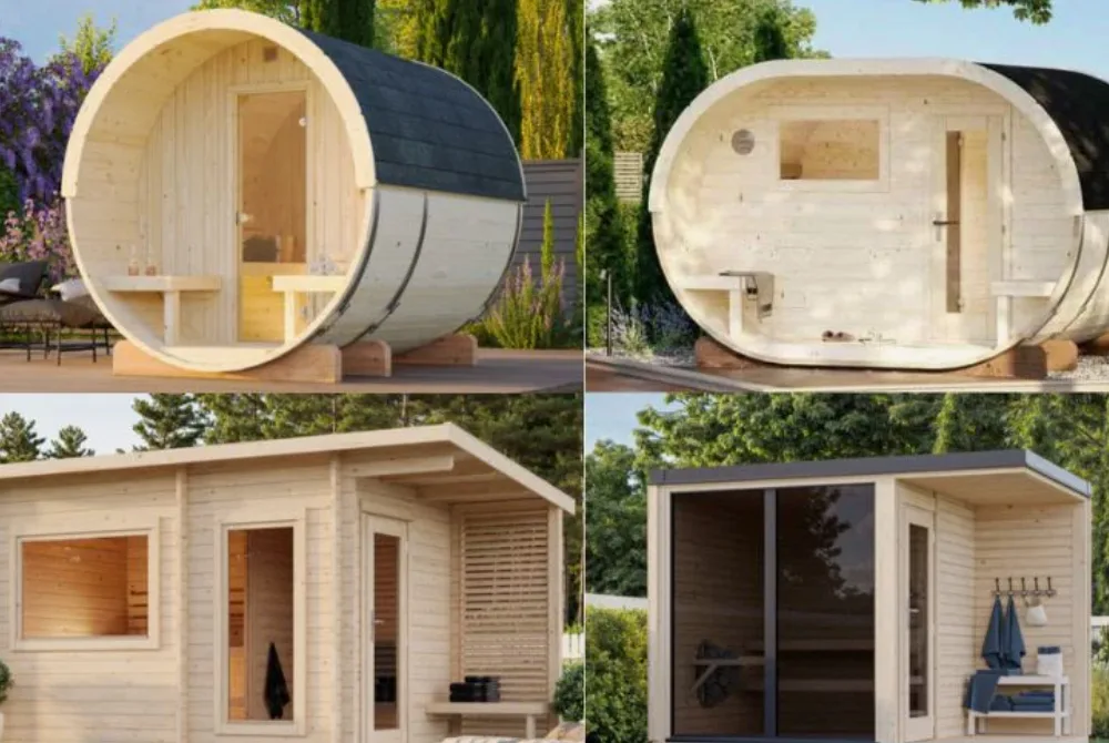 Palmako garden sauna kits outdoor cabin kits